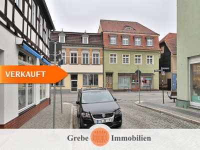 Wohn- und Geschäftshaus mit Denkmalschutz in der Innenstadt von Jüterbog